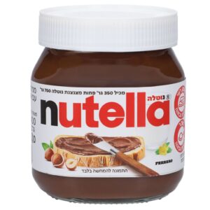 נוטלה ממרח אגוזי לוז עם קקאו 400 גרם (חלבי)