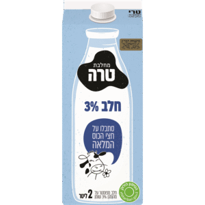 חלב 2 ליטר  3% טרה