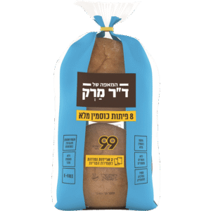 8 יח' פיתות כוסמין מלא ד"ר מרק