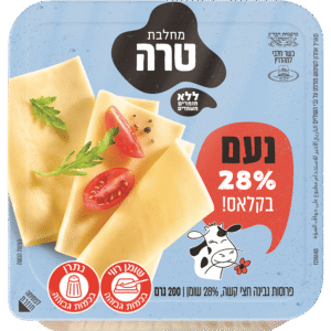 גבינה צהובה דק דק נעם 28%
