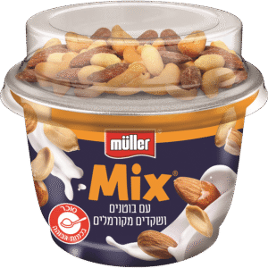 מולר מיקס שקדים מקורמלים