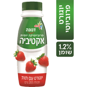 משקה אקטיביה עם תות 1.2%