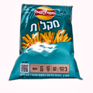 תפוצ`פס מקלות טבעי  60 גר`