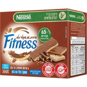 פיטנס בר פריכיות מצופות