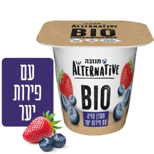 מעדן סויה ביו עם פירות יער