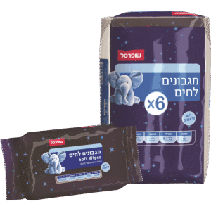 מארז מגבונימ 6 יח