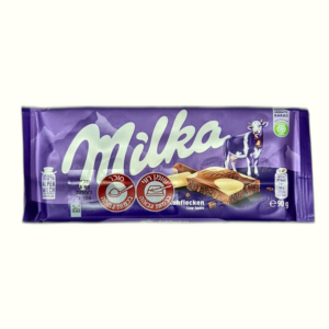 מילקה  שוקולד חלב עם לבן