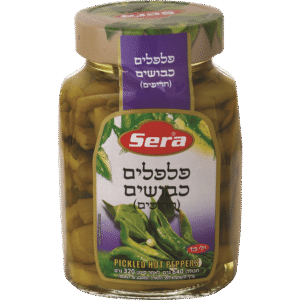 פלפל חריף כבוש SERA צנצנת 640ג`