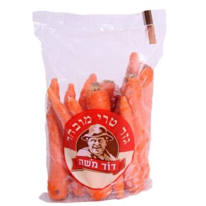 גזר ארוז בשקית