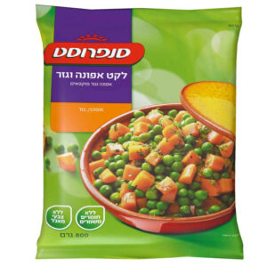 לקט אפונה וגזר קפואים סנפרוסט 800 גרם