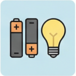 כלי בית מנורות סוללות ומטענים