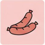 נקניקים ומוצרי בשר במקרר