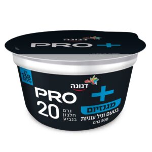 שטראוס דנונה פרו - יוגורט חלבון 20 גר' עם מגנזיום, 200 גרם