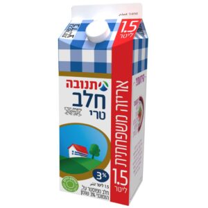 חלב 3% תנובה 1.5 ליטר