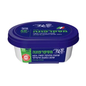 גד מסקרפונה 40% 250 גרם גבינת שמנת איטלקית