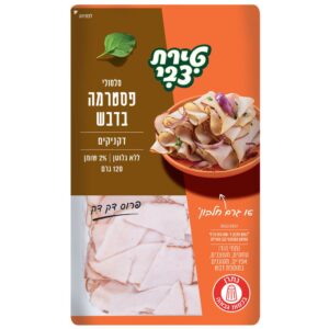 סלסולי פסטרמה דבש טירת צבי דק דק 120 גרם