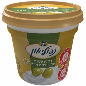 תנובה נפוליאון גבינת שמנת עם זיתים 23% שומן, 200 גרם