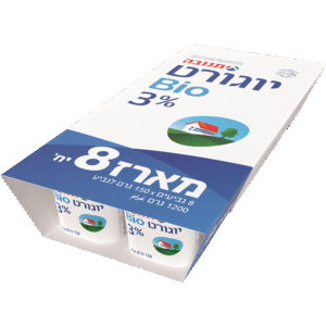 מארז יוגורט ביו 3% 8יח