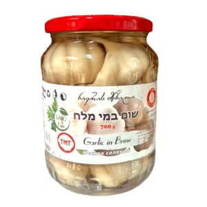 ראשי שום שלם במי מלח גיאורגי 700 גרם