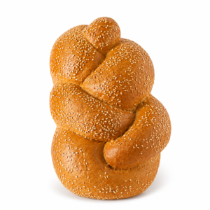 חלה קלועה שומשום/פרג/ללא ציפוי (ימי שישי בלבד)